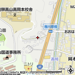 岐阜県高山市下岡本町1422周辺の地図