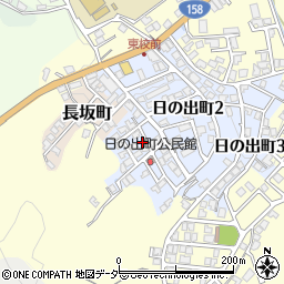 岐阜県高山市日の出町1丁目34周辺の地図