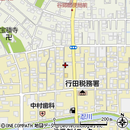 埼玉県行田市栄町15-14周辺の地図