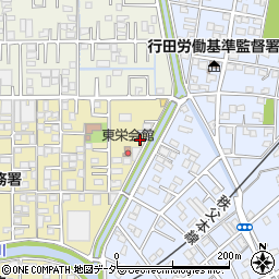 埼玉県行田市栄町23-28周辺の地図
