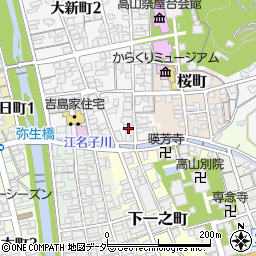 岐阜県高山市八幡町1周辺の地図