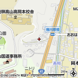 岐阜県高山市下岡本町1464周辺の地図