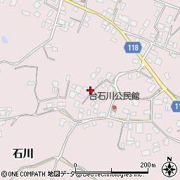 茨城県石岡市石川898-3周辺の地図