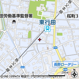 埼玉県行田市桜町周辺の地図