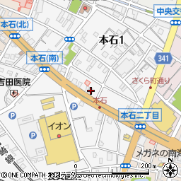 埼玉県熊谷市本石1丁目88周辺の地図