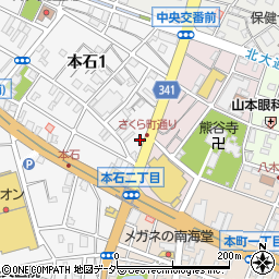 埼玉県熊谷市本石1丁目289周辺の地図