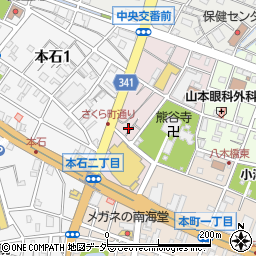 埼玉県熊谷市仲町45周辺の地図