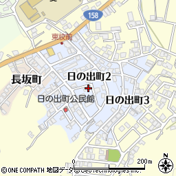 岐阜県高山市日の出町周辺の地図