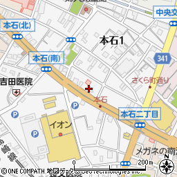 埼玉県熊谷市本石1丁目87周辺の地図