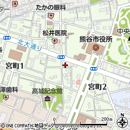 埼玉県熊谷市宮町2丁目117周辺の地図
