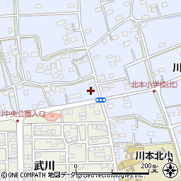 埼玉県深谷市長在家73周辺の地図
