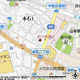 埼玉県熊谷市本石1丁目295周辺の地図
