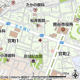 埼玉県熊谷市宮町2丁目84周辺の地図