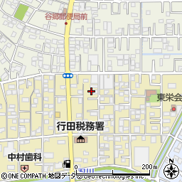 埼玉県行田市栄町16-37周辺の地図