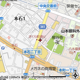 埼玉県熊谷市仲町47周辺の地図
