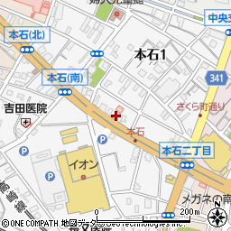 埼玉県熊谷市本石1丁目86周辺の地図