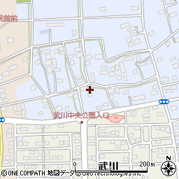 埼玉県深谷市長在家57周辺の地図