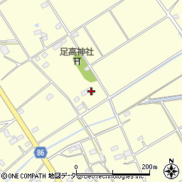 埼玉県深谷市武蔵野3281-4周辺の地図