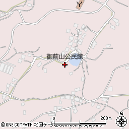 御前山公民館周辺の地図