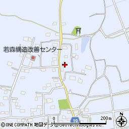 茨城県つくば市若森1264周辺の地図