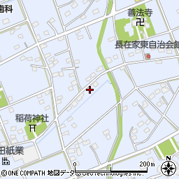 埼玉県深谷市長在家825-1周辺の地図