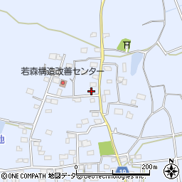 茨城県つくば市若森1253周辺の地図