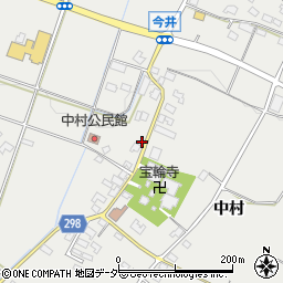 長野県松本市今井中村周辺の地図