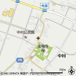 長野県松本市今井（中村）周辺の地図