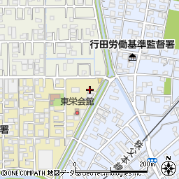 埼玉県行田市栄町23-25周辺の地図