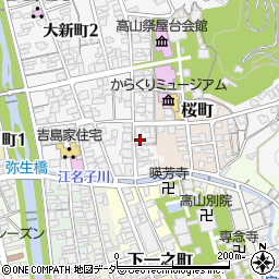 岐阜県高山市八幡町130周辺の地図