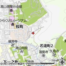 岐阜県高山市左京町207周辺の地図