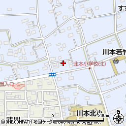 埼玉県深谷市長在家558周辺の地図