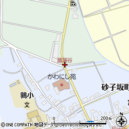 菖蒲谷周辺の地図