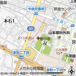 リパーク熊谷仲町駐車場周辺の地図