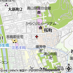 岐阜県高山市八幡町128周辺の地図