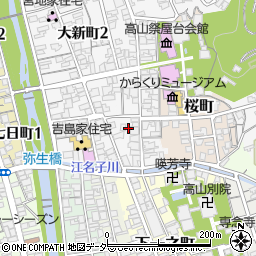 岐阜県高山市八幡町13周辺の地図