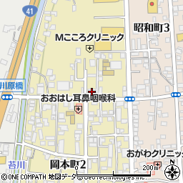 高山信用金庫岡本支店周辺の地図