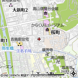 岐阜県高山市八幡町129周辺の地図