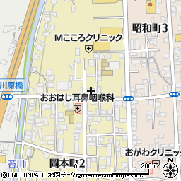 高山信用組合岡本支店周辺の地図