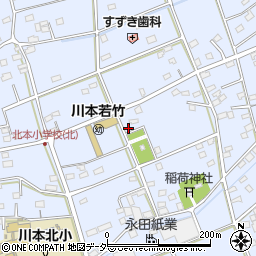 埼玉県深谷市長在家223周辺の地図