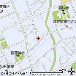 埼玉県深谷市長在家268周辺の地図