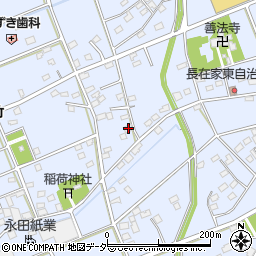 埼玉県深谷市長在家250周辺の地図