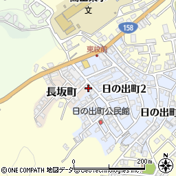 岐阜県高山市日の出町1丁目8周辺の地図