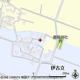 茨城県下妻市伊古立262周辺の地図