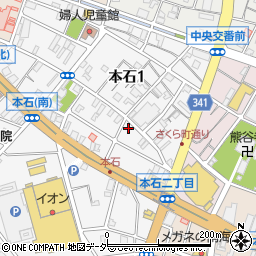 埼玉県熊谷市本石1丁目304周辺の地図
