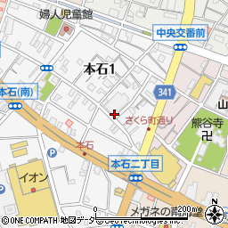 埼玉県熊谷市本石1丁目253周辺の地図