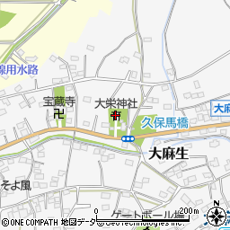 大栄神社周辺の地図