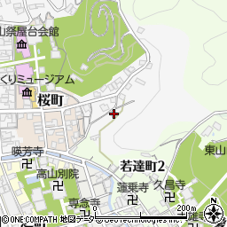 岐阜県高山市左京町181周辺の地図