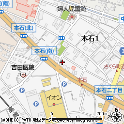 埼玉県熊谷市本石1丁目81周辺の地図