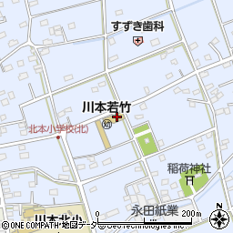 埼玉県深谷市長在家173周辺の地図